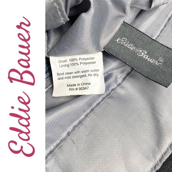 EDDIE BAUER FIRST ADVENTURE TRAVEL TOTE DIAPER BAG HEATHER GRAY 15” X 15” X 8” - Picture 9 of 15